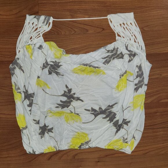 Free People Drape Floral Print Blouse || Medium || EUC - Picture 3 of 7